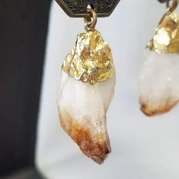 Karen Roache Unique Chinese Good Luck Crystal Clip-on Earrings - Picture 8 of 15